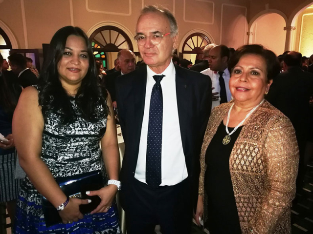 Sara Ardon, Herman Antonio Bermúdez y Rossina Sagastume.