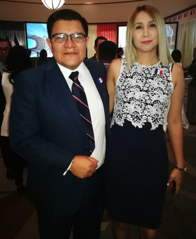 Yosias Merino y Sarahi Vásquez.