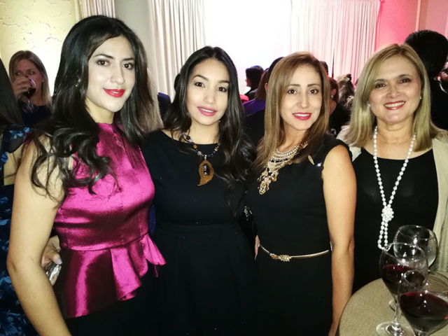 Johana Staristizabal, Marlen Márquez , Ana Cristina Gómez, y Liliana López.