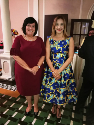 Lisa Mancuso y Nelly Jerez.