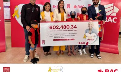 Representantes de la Fundación Ejecutivos de BAC Honduras